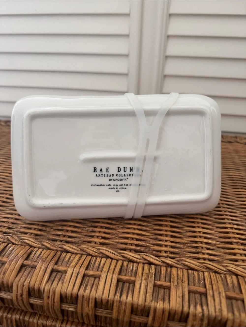 Rae Dunn SPREAD Ceramic Butter Dish